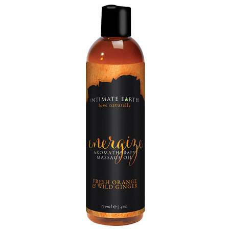 Intimate Earth Energize Massage Oil 120 ml/4 oz-0
