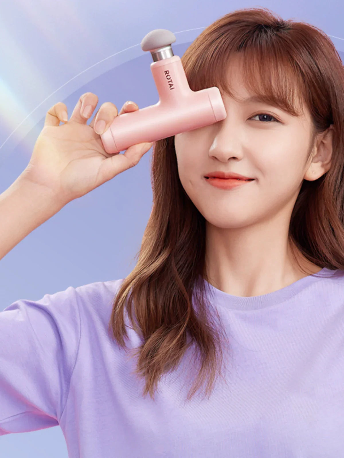 Mini High-Frequency Fascia Gun - Pink-2