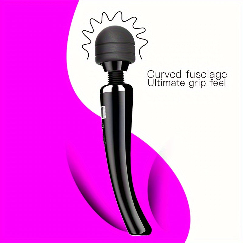 High-Frequency Portable Handheld Deep Muscle Massager(Black)-2