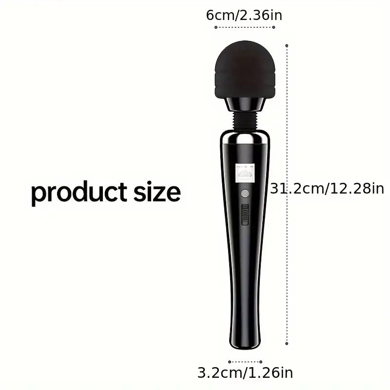 High-Frequency Portable Handheld Deep Muscle Massager(Black)-1